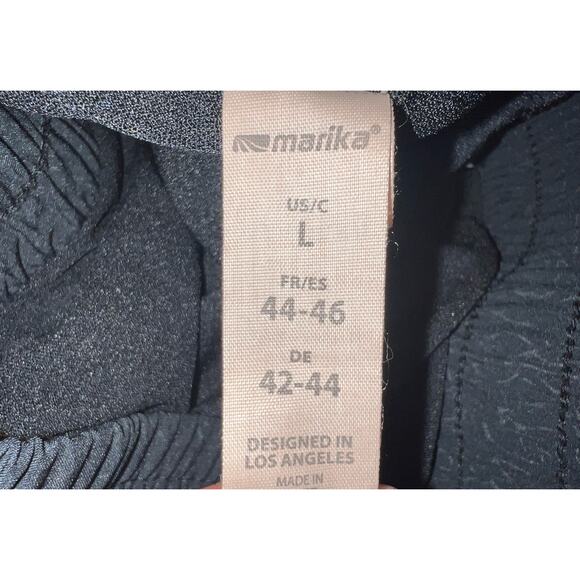 Marika women’s black active running shorts with lining - Picture 9 of 10